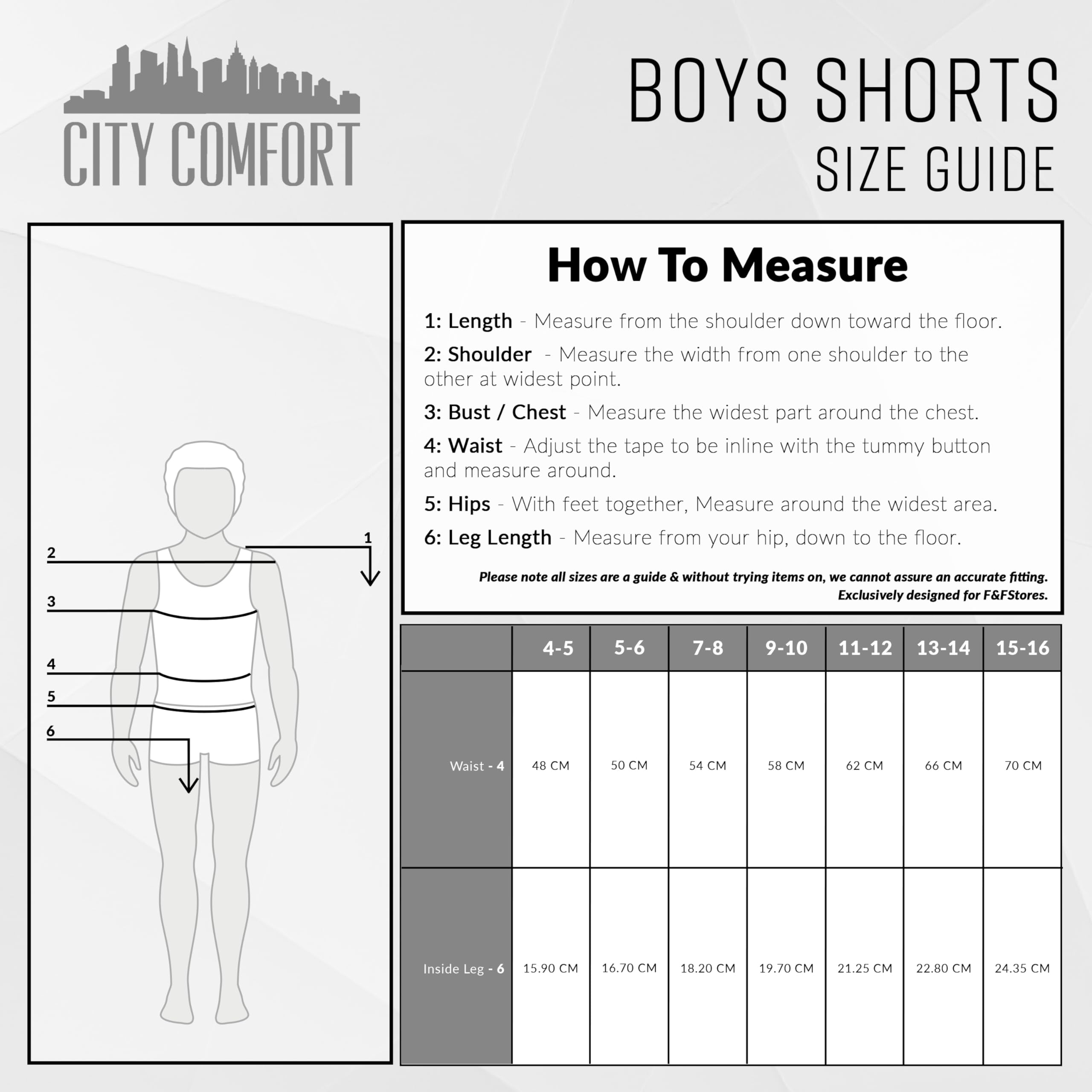 CityComfort Pantalon Corto Chinos para Niños con 2 Bolsillos y Cintura Elástica