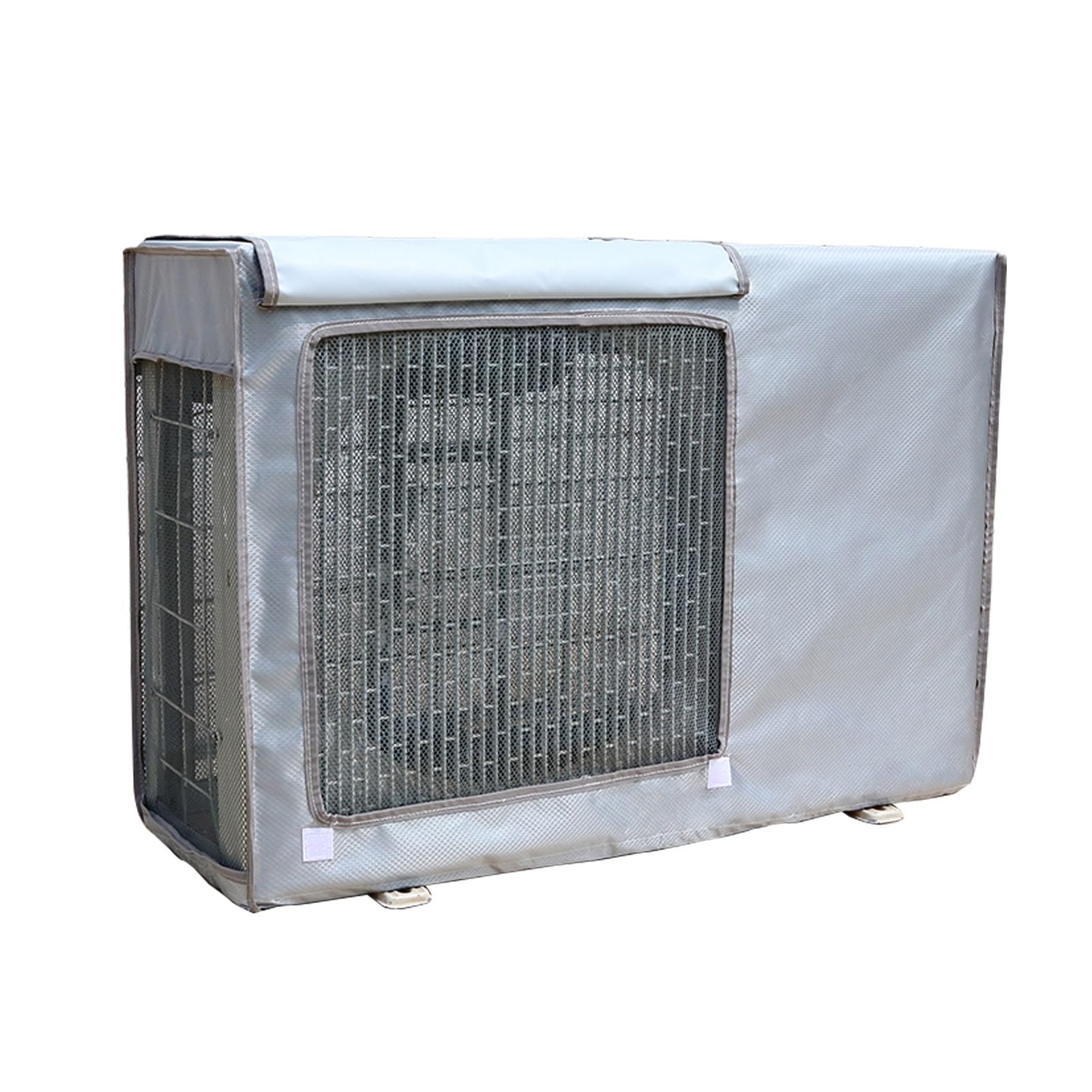 XRRJFYH Copertura Condizionatore Esterno Copri Condizionatore da Esterno Copri Motore Condizionatore Esterno Universale, Protezione Impermeabile e Solare (Color : Silver-a, Size : 90x38x62cm)