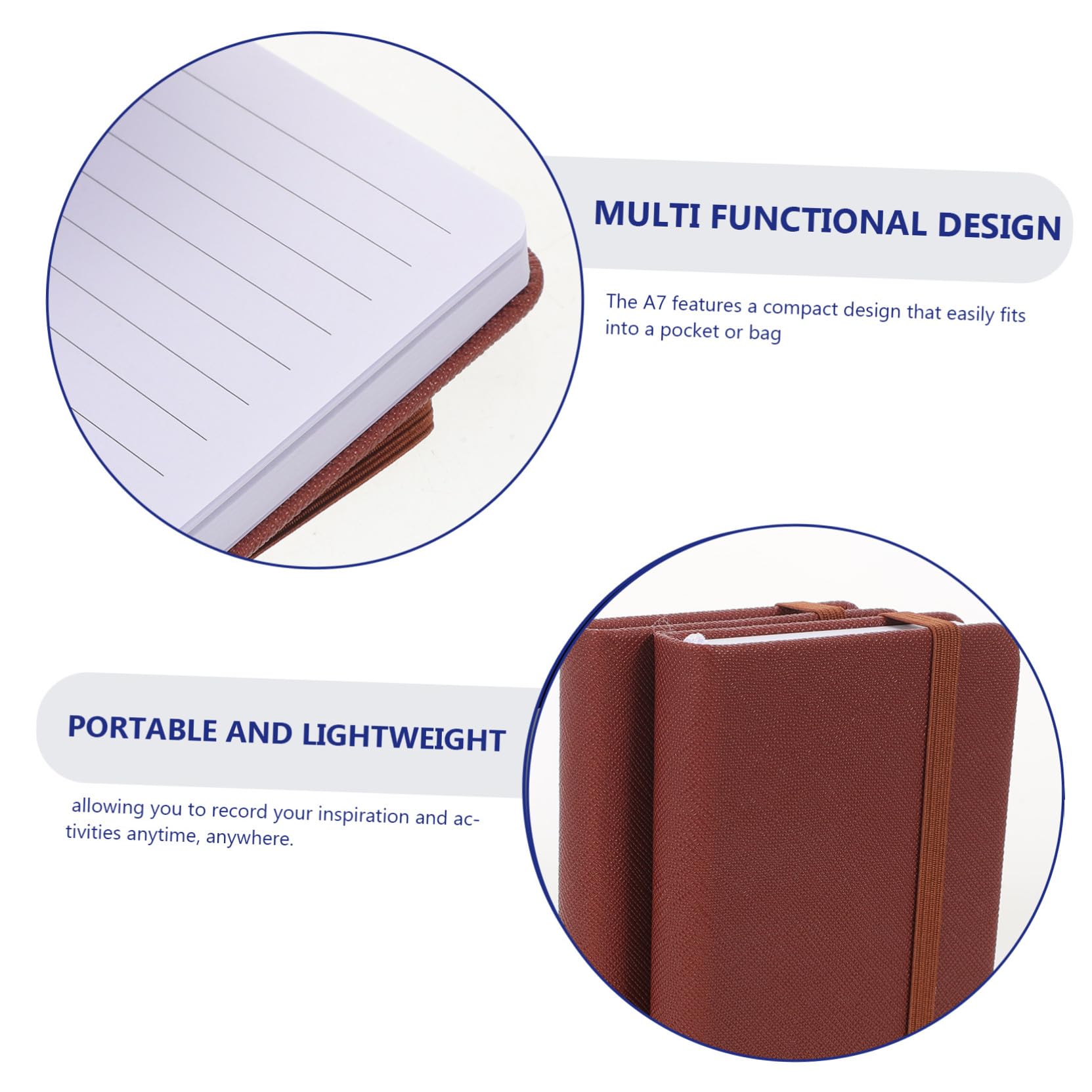 Mikikit 10pezzi Quaderno Tascabile Con Copertina Rigida e Pagine Bianche Mini Blocco Note Per Scrivere Agenda Giornaliera Portatile Piccolo Quaderno Per Borsa