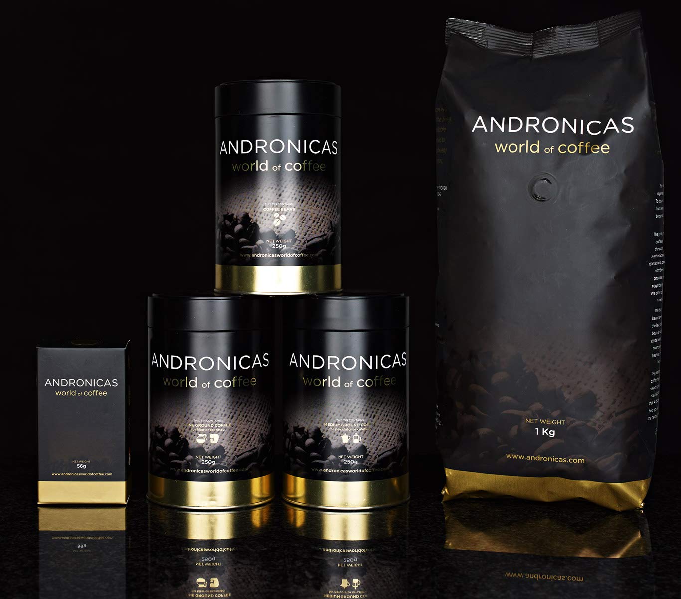 Andronicas 1849 Signature Blend Roasted Whole Coffee Beans 1kg
