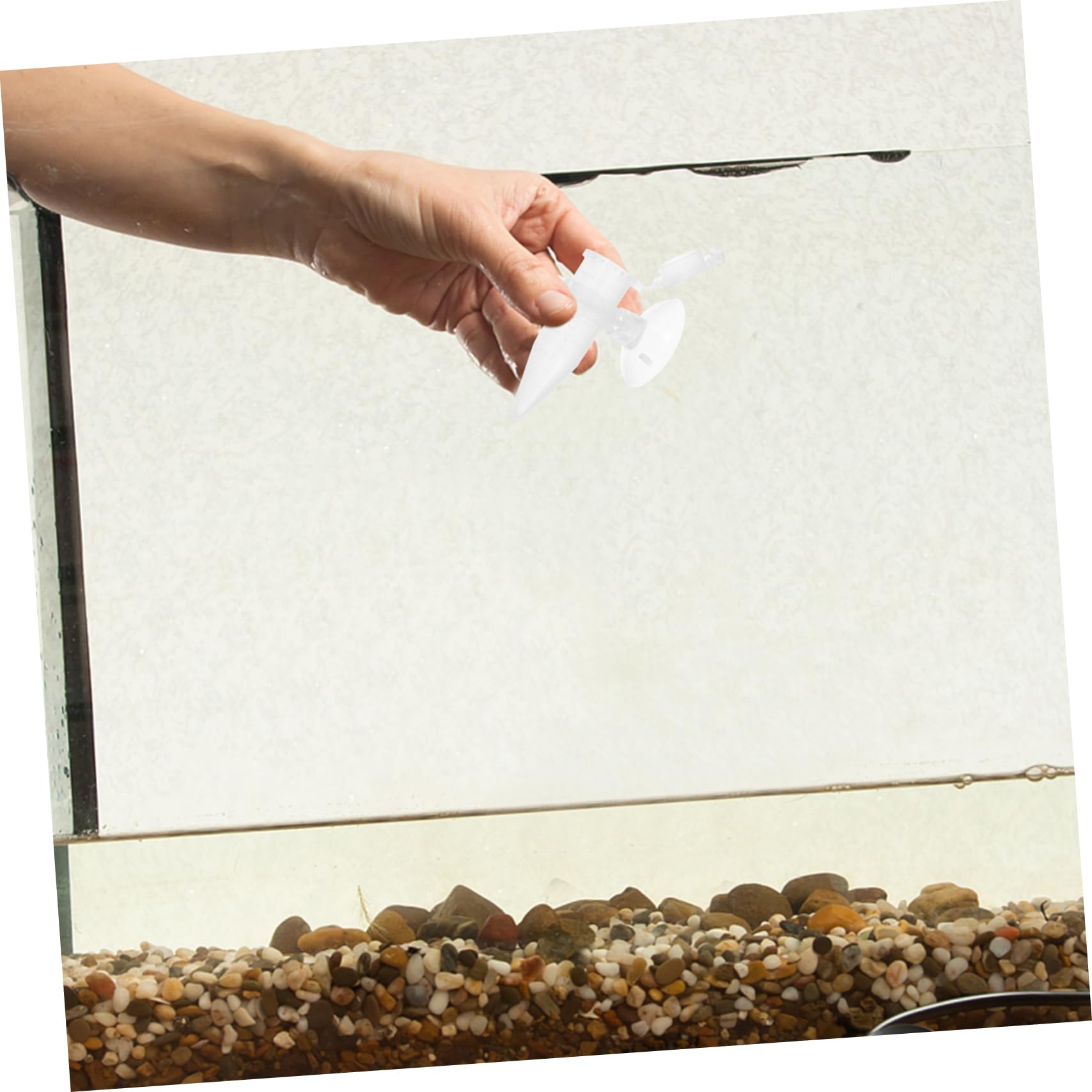 DOITOOL 15piezas Alimentador Automático De Camarones con Ventosa para Acuarios Dispensador De Comida Transparente para Peces y Camarones