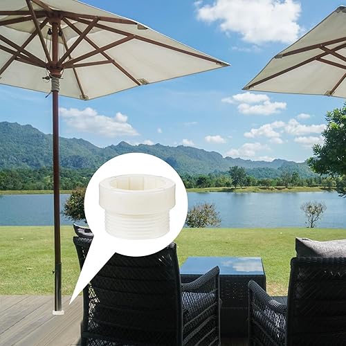 Miniatura 5 de Thyle Adaptador estabilizador de sombrilla de piscina, fundas de adaptador roscadas para sombrilla de piscina, estabilizador de poste para patio al