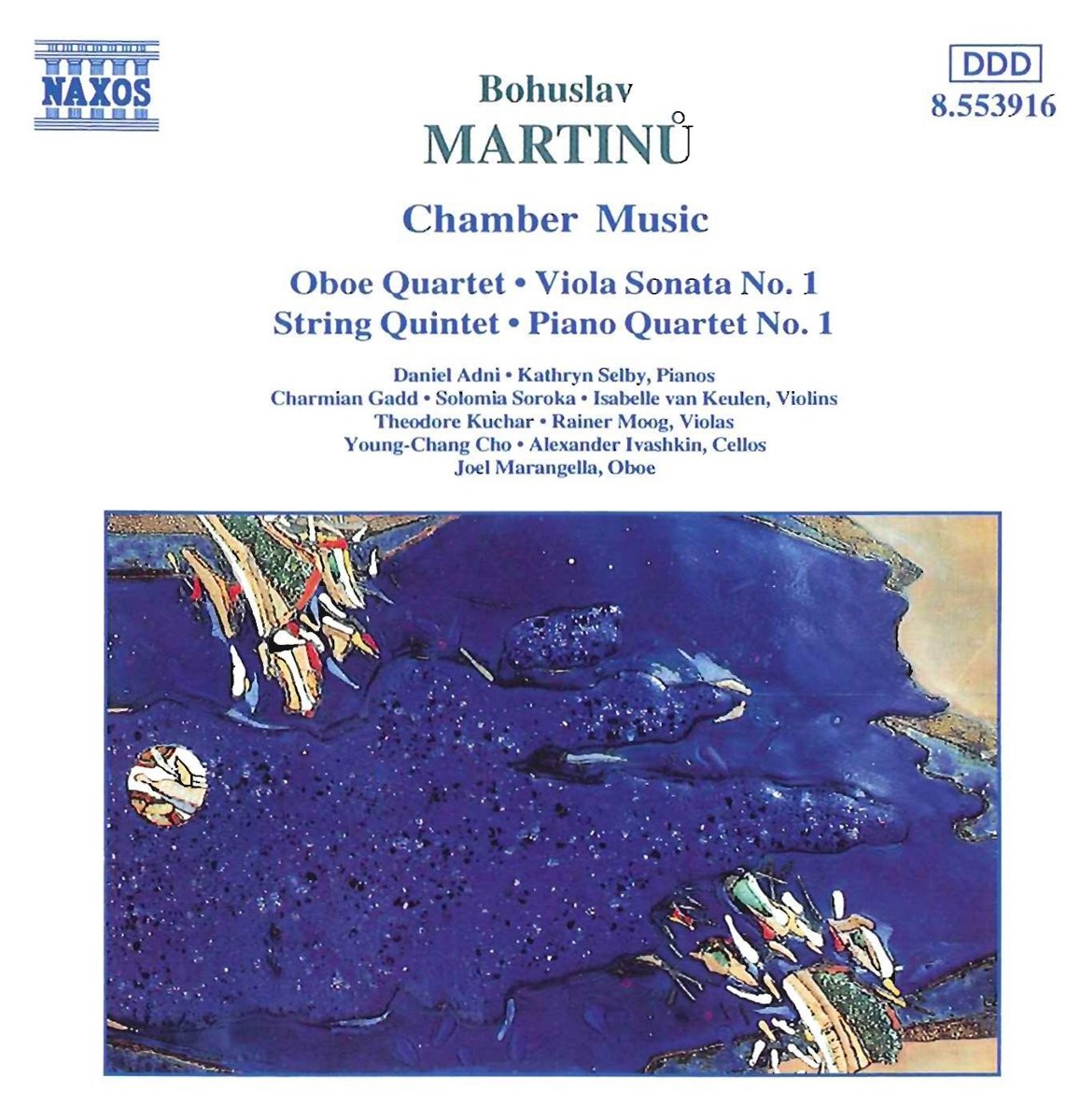 Martinu: Oboe Quartet, Viola Sonata No. 1, String Quintet, Piano Quartet No. 1