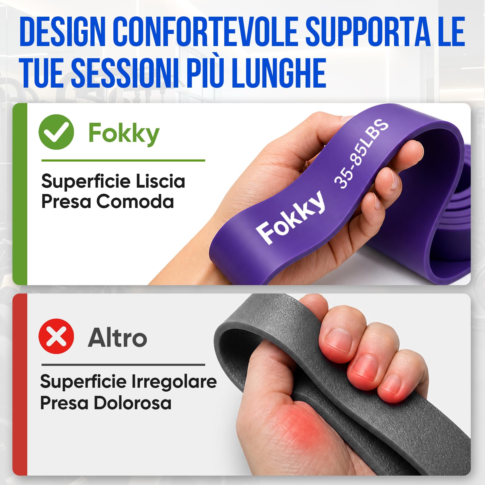 Fokky Fasce fitness a 5 livelli | fitness, allenamento