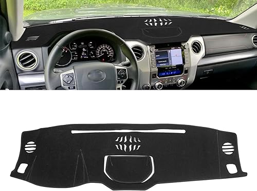 Miniatura 10 de x xotic tech Compatible con Toyota Rav4 2013 2014 2015 2016 2017 2018 cubierta de tablero de instrumentos cubierta de consola central cubierta de