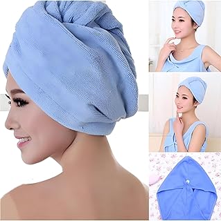 منشفة عمودية - التفاف الشعر ستوكات مبتكرة سريعة التجفيف لامتصاص فعال والراحة ، مثالية للاستحمام والعناية بالشعر (تصميم صديق للجنسين)
