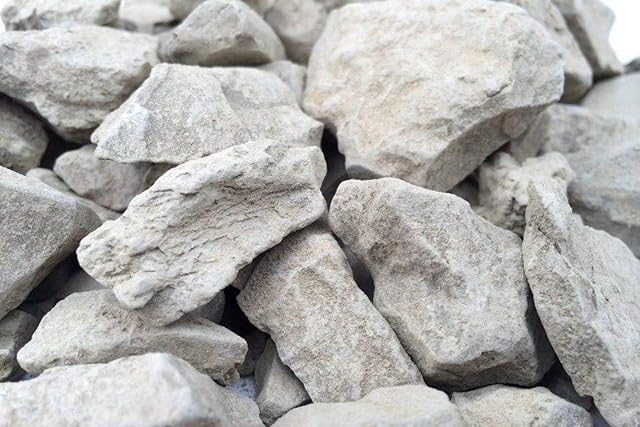 BLUE clay chunks natural for eating (food), 4 oz (110 g)