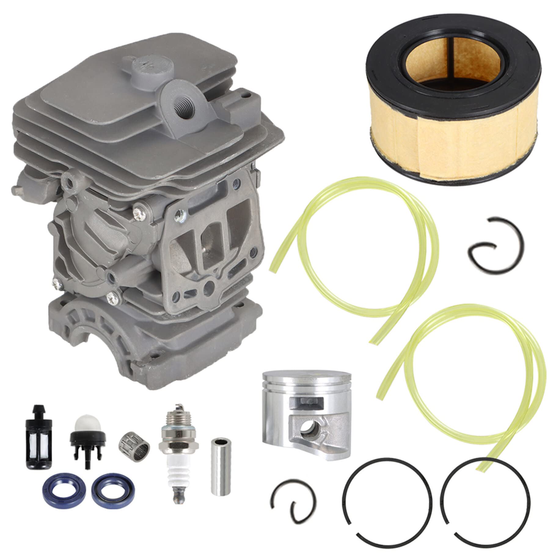 Kit de pistón cilíndrico de 44 mm de repuesto para motosierra Stihl MS251 1143-020-1207