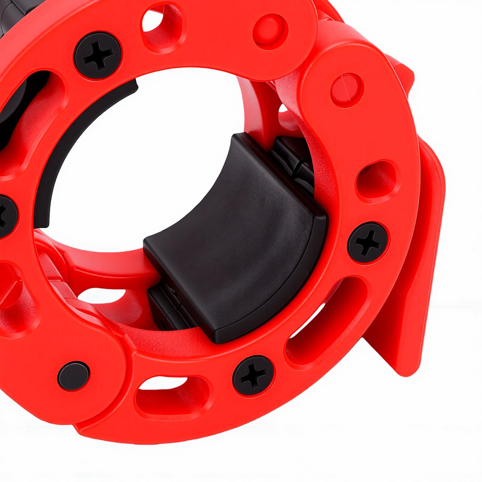 Wakects Morsetto per Collare per Bilanciere Clip a Molla in Plastica per Bilanciere da 2 Pollici Diametro Interno 50 Mm Installazione con Una Sola Mano Blocco Rapido della Piastra per Sollevamento
