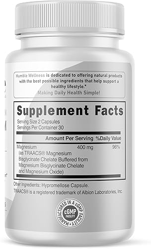 Miniatura 2 de Suplemento de glicinato de magnesio - Quelatado - Suministro para 30 días