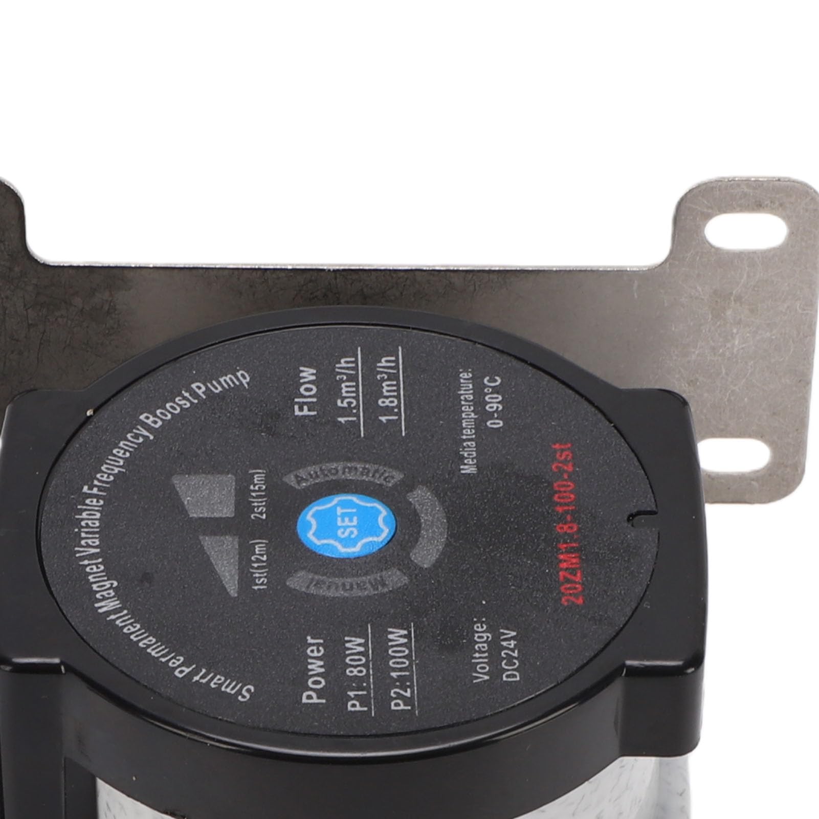 FTVOGUE Pompa Booster Pressione Acqua, Prevalenza 1,8 M³/h 18 M, | Ghisa e Acciaio Inossidabile, Bassa rumorosità 40 DB, modalità Smart Auto, Filettatura 12 Mm per WC con Doccia e Lavandino
