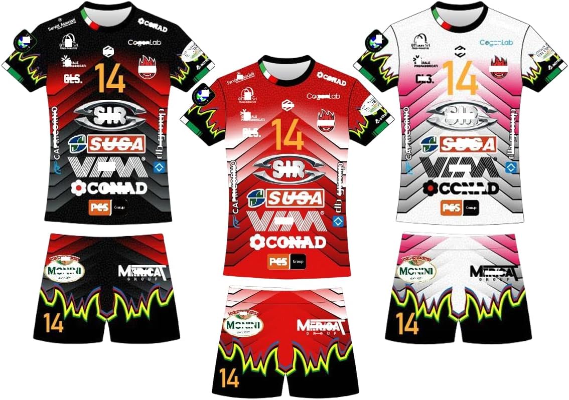 GILASEWFS] 石川祐希 ユニフォーム 上下セット ペルージャTシャツ