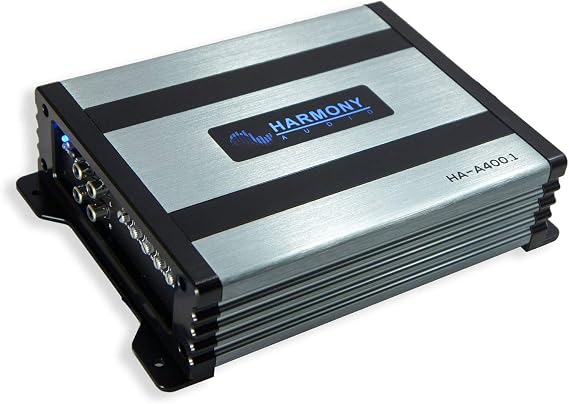 Kicker 44L7S82 Car Audio Solo-Baric 8 Square L7 Subwoofer Dual 2 Ohm Voice Coils 900 Watts Peak Sub Includes Harmony HA-A400.1 Mono Amplifier Bundle