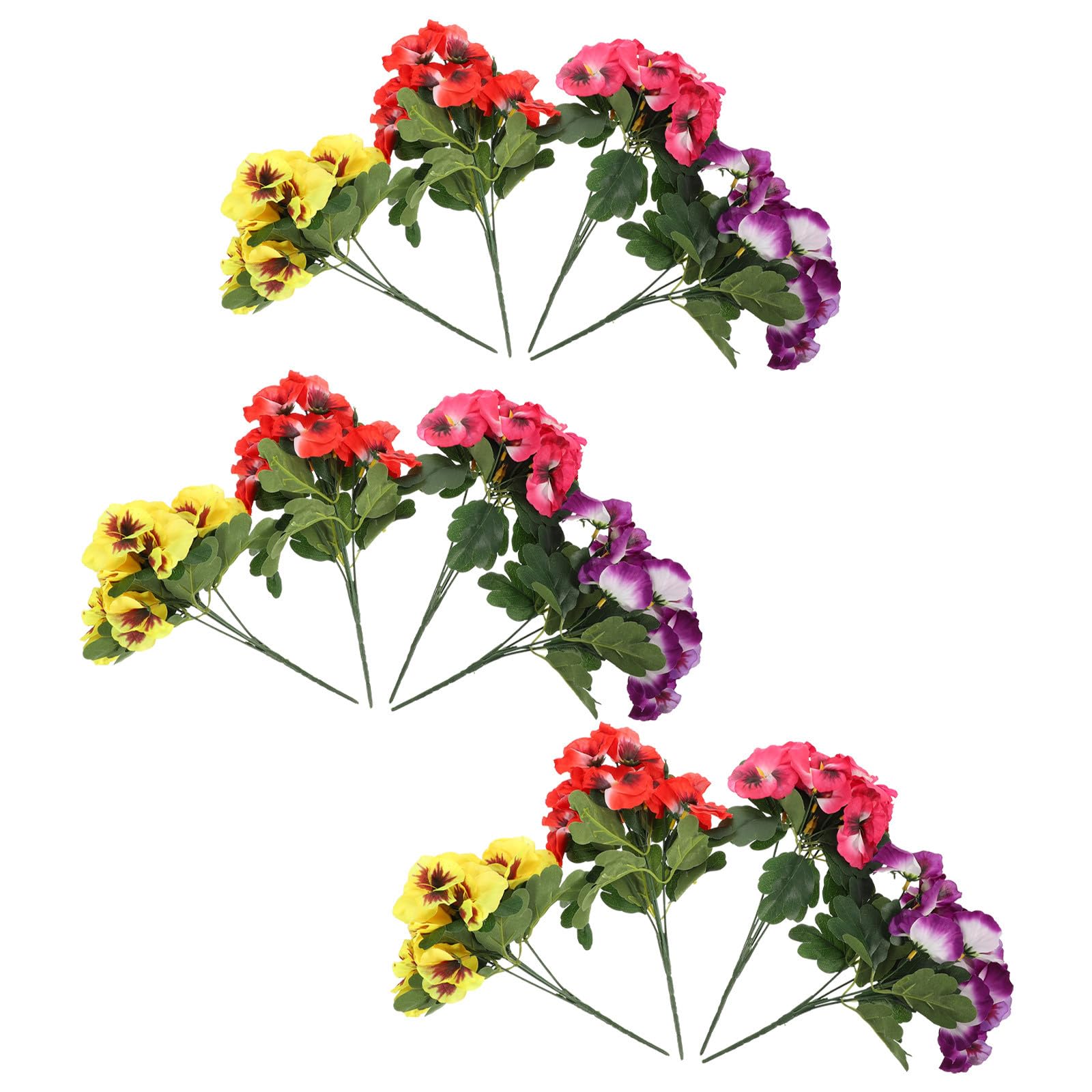 Fleurs artificielles réalistes multicolores pour remplacer les fleurs flétries