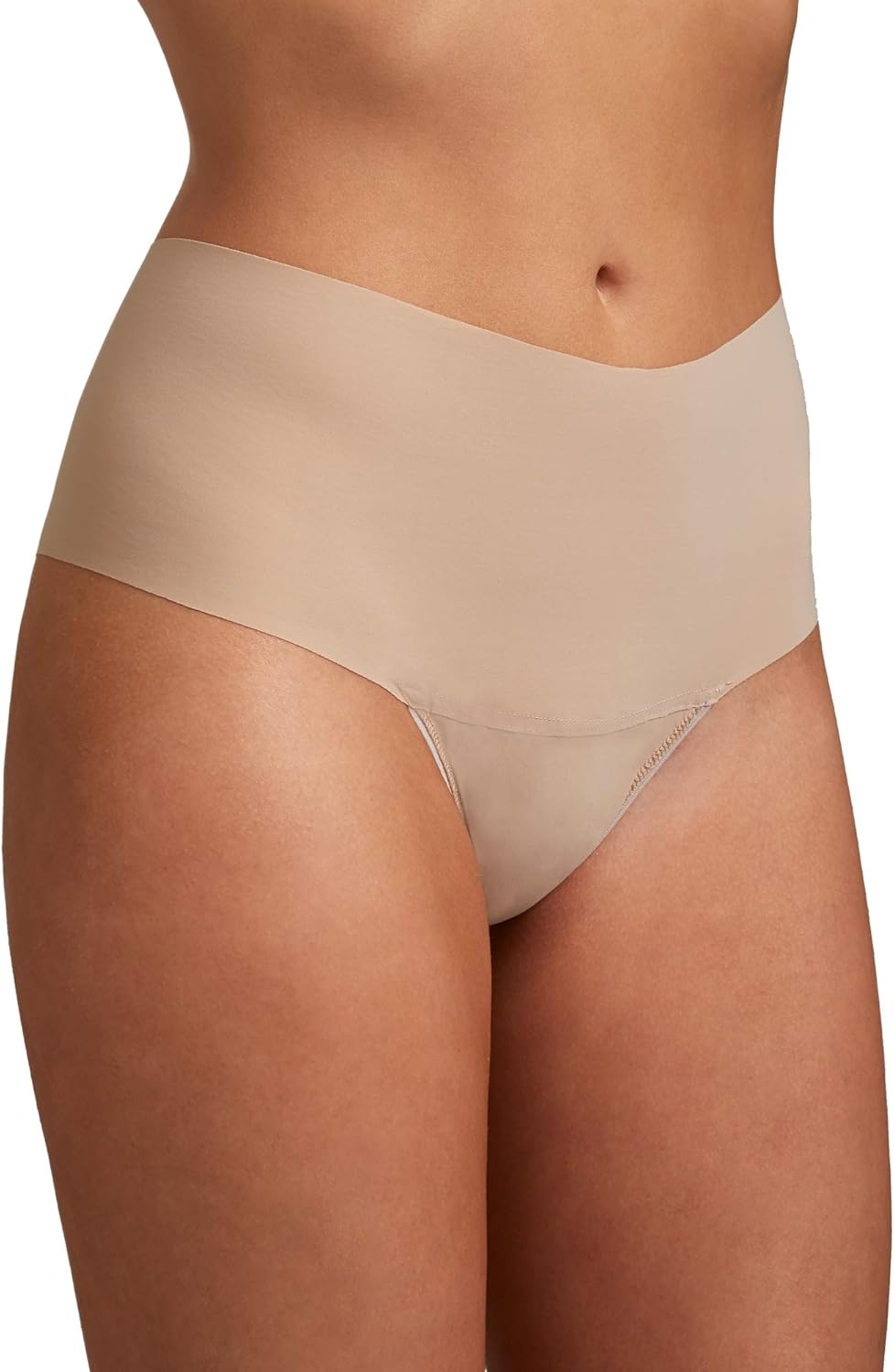 hanky panky - BreatheSoft High Rise Thongs for Women | Microfibre Knit Underwear Panties, Lingerie | Sizes (XS-XL), 3 pack - Image 2