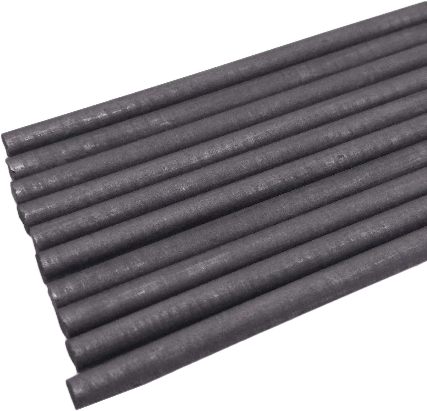 CGjiogujio 10pcs Dia. 3mm L 100mm 99.99% Graphite Electrode Cylinder Rod
