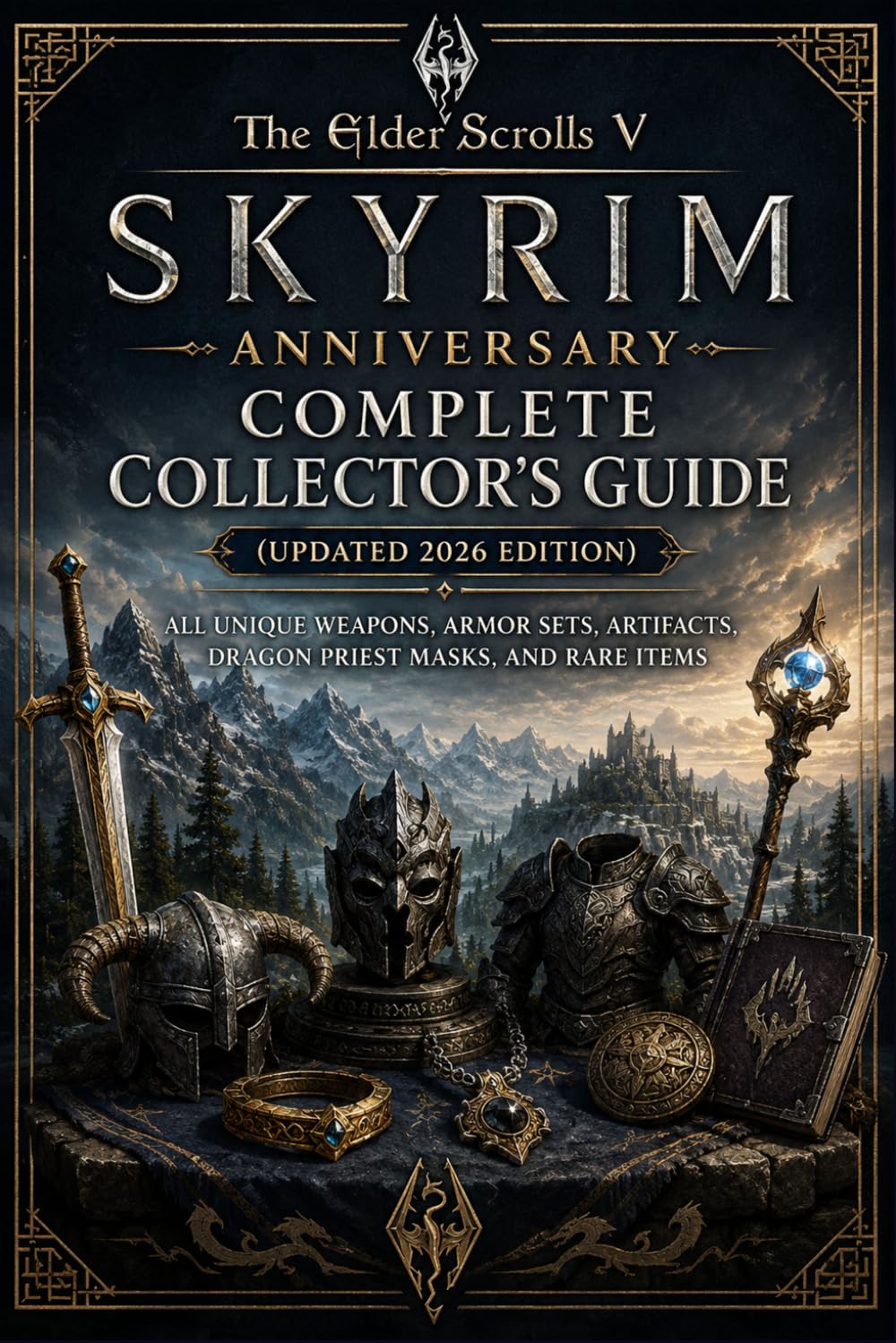 The Elder Scrolls V Skyrim Anniversary Complete Collector’s Guide (Updated 2026 Edition): All Unique Weapons, Armor Sets, Artifacts, Dragon Priest Masks, and Rare Items