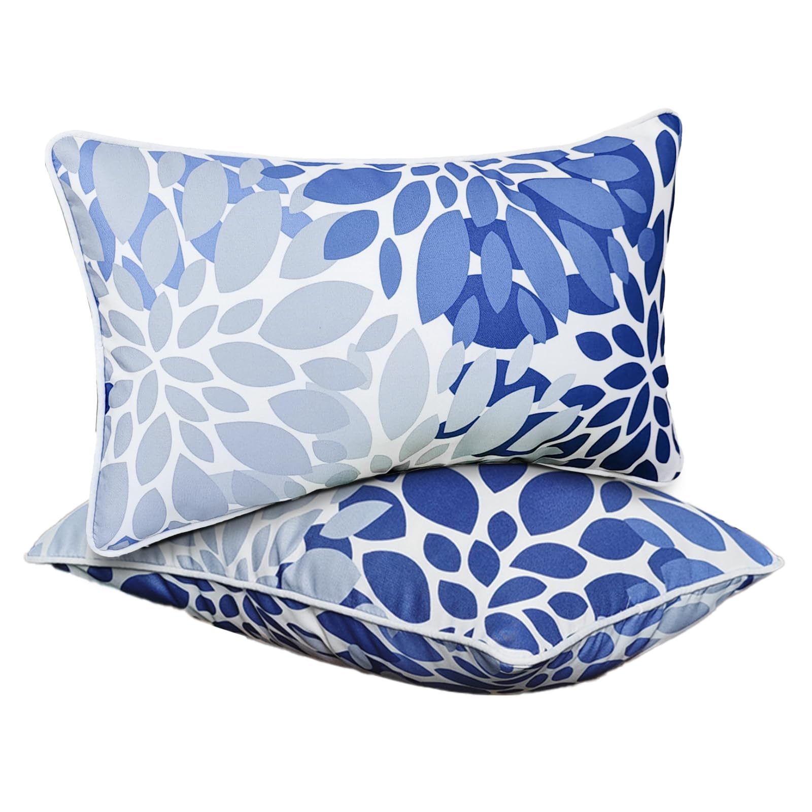 JMGBird Outdoor Patio Pillows Waterproof Outdoor Pillow Covers with Inserts