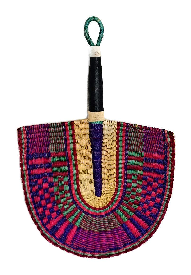 Motherland Fans: African handwoven bolga fan