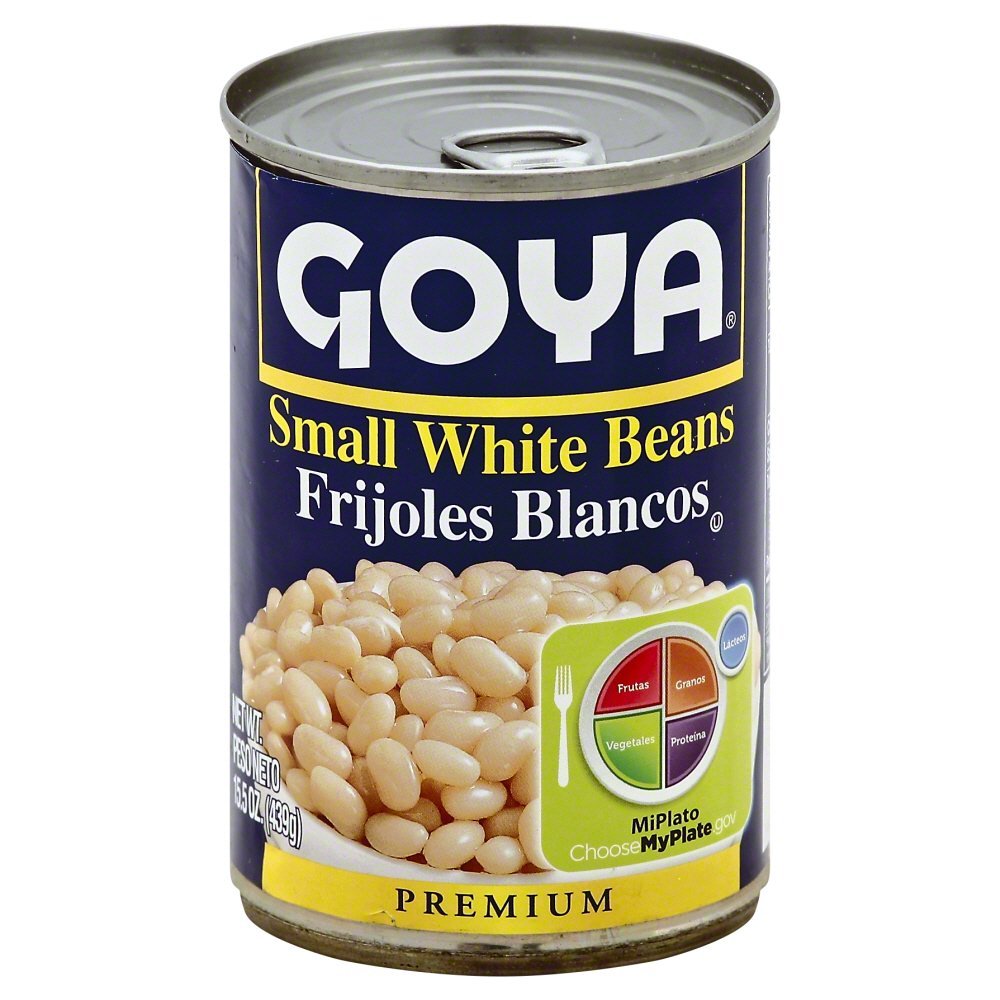 Goya Premium Small White Beans 15.5 oz (Pack of 12)