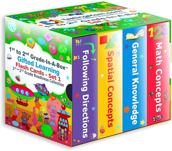 Amazon.com: TestingMom.com Gifted Learning Flash Cards Bundle ...