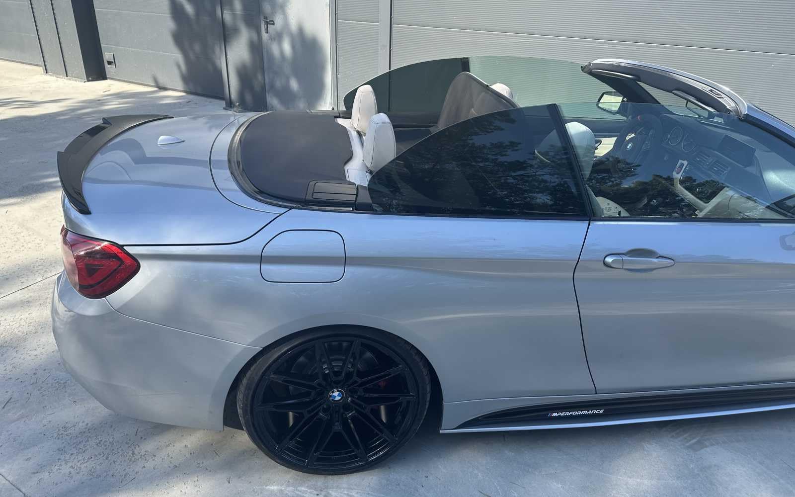 Spoiler per bagagliaio posteriore F33 M4 Look Style nero lucido per BMW Serie 4 2014-2019 Performance Tuning Cabrio 2 porte coupé 420i 428i 430i 435i 440i spoiler posteriore