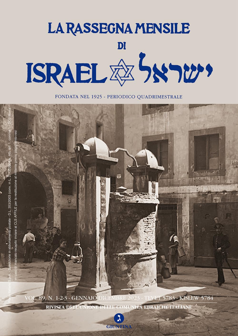 La rassegna mensile di Israel (Vol. 89)