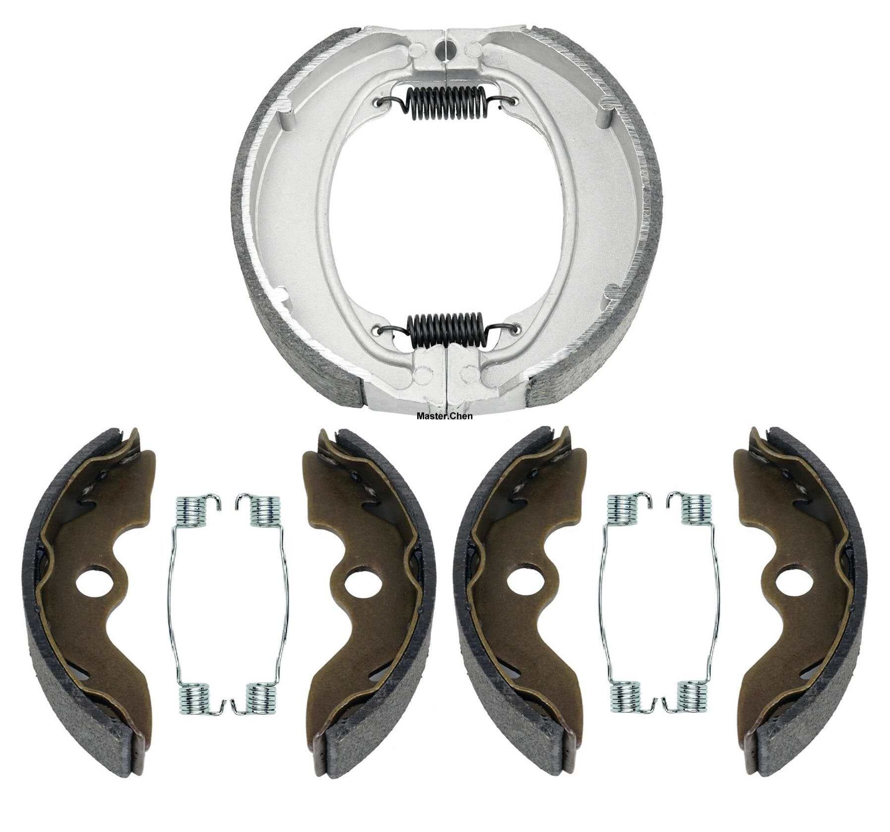 Front Rear Brake Shoes for Honda TRX250 TE TM Recon 250 ES 97 98 99 00 01 02 03 04 05 06 07 08 09 10 2011 2012 2013 2014 2015 2016 2017 2018 2019 2020 2021 2022 Brakes Drum 340 345 MC0241