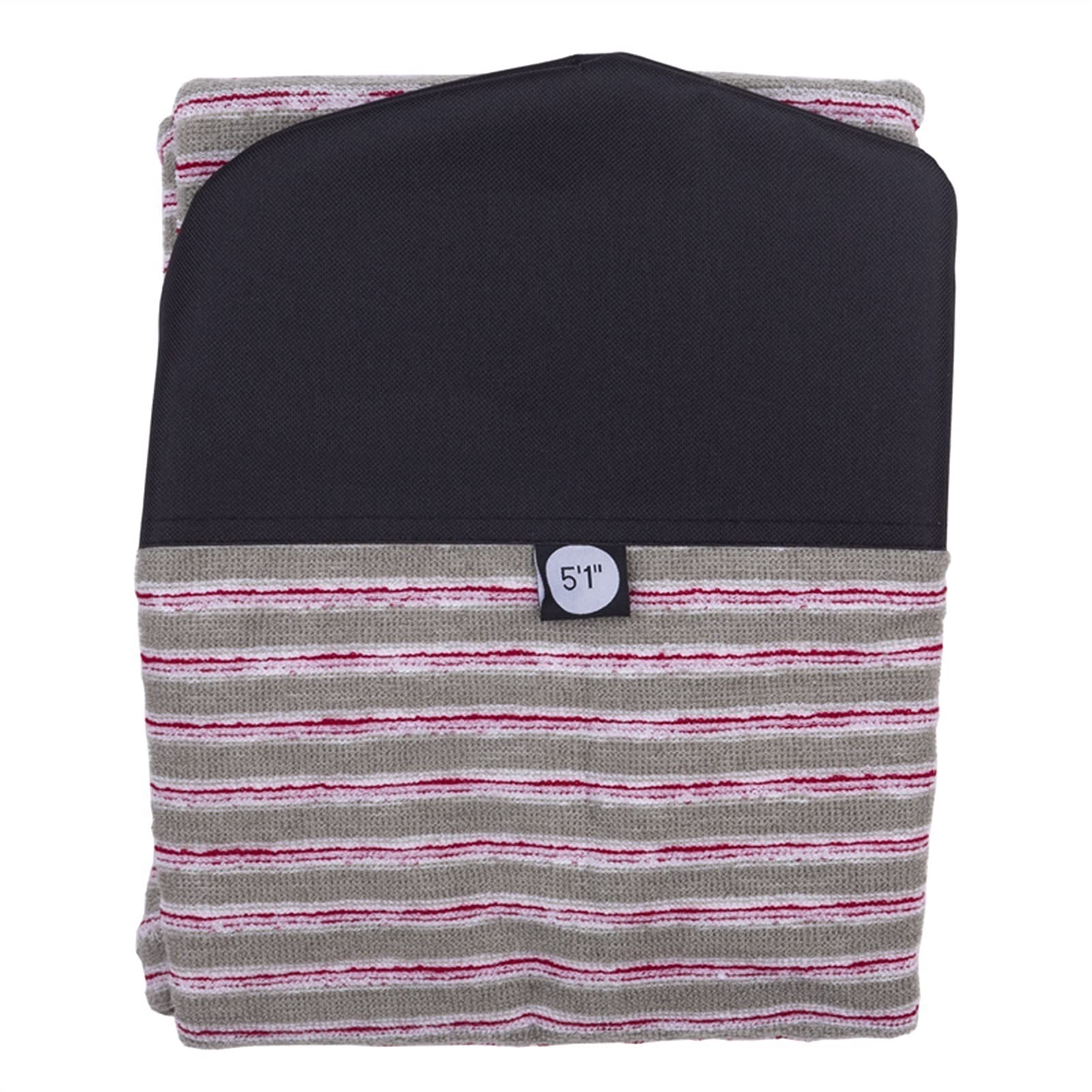 Bolso de Tabla de Surf Cubierta de Tabla de Surf de 5.1FT FABLA DE CALCULA DE FSIHBOUD Bolsa Protectora rápida para Longboard Shortboard Calcetín de Tabla de Surf (Color : Red)