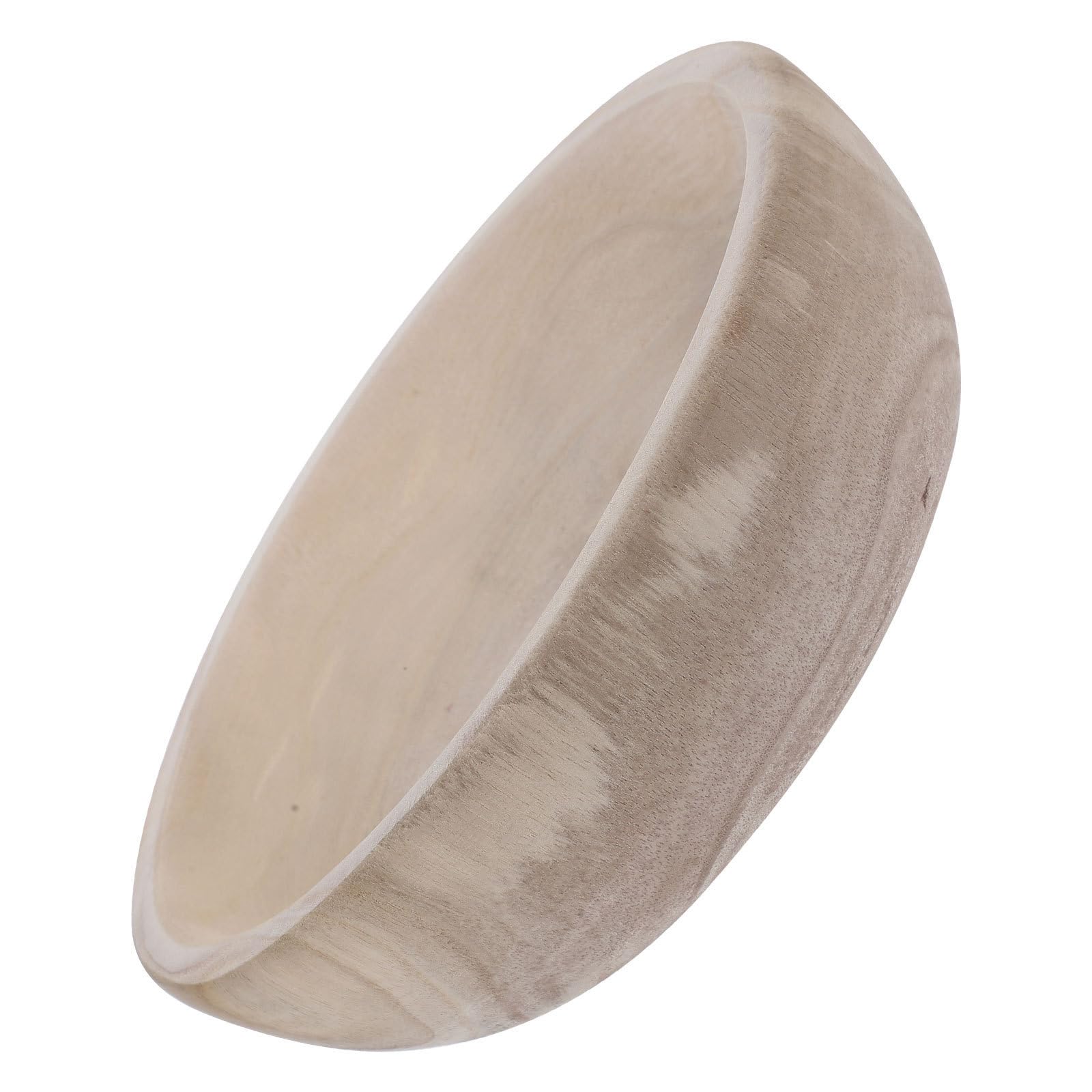 Plateau à bijoux en bois anti-rayures, organisateur rond compact gain de place