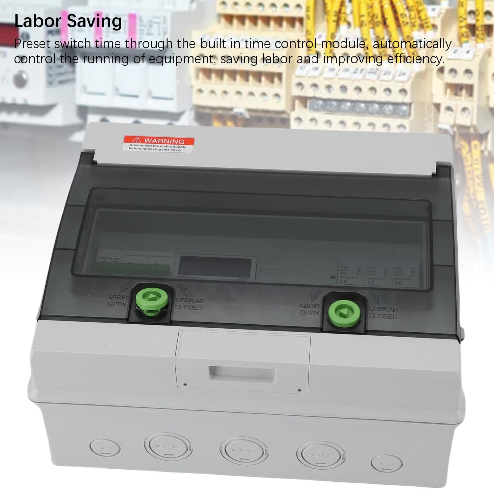 Fockety Programmierbarer Zeitschaltuhr, 7 Tage 16 Ein Aus Digital Timer,