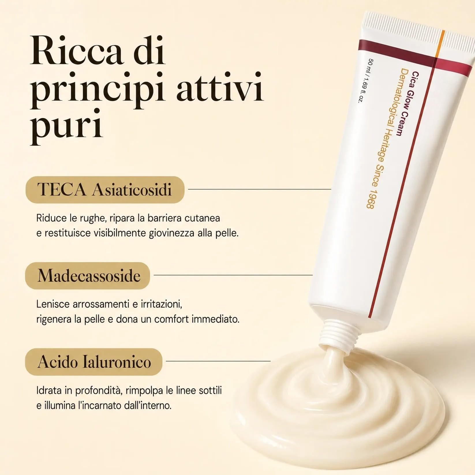KoraGlow Cica Glow Cream(2 PCS)