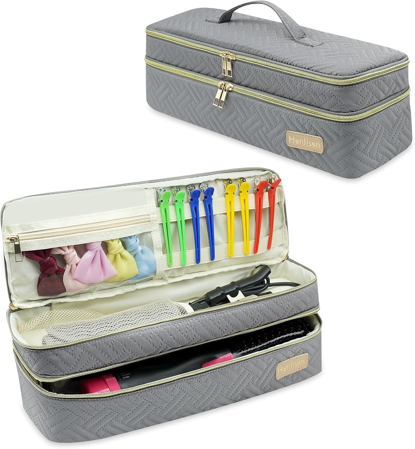 Henlisen DoubleLayer Travel Carrying Case and Resistant