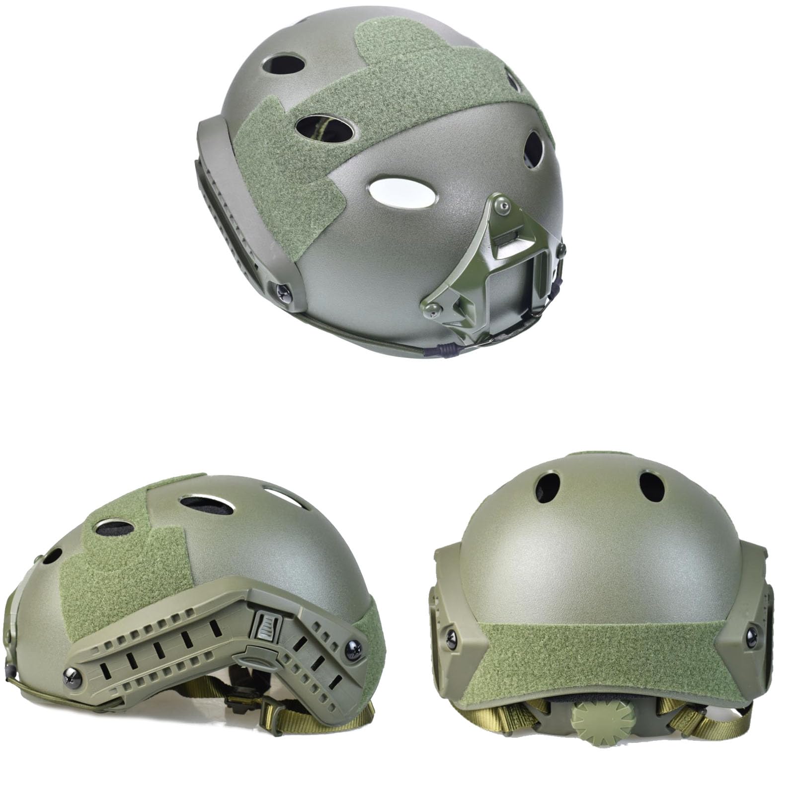 中古ミリタリーヘルメット アゴ紐 パッド カバー マウント付き Mサイズ Amazon.co.jp: エアソフト ファストヘルメットセット タクティカル