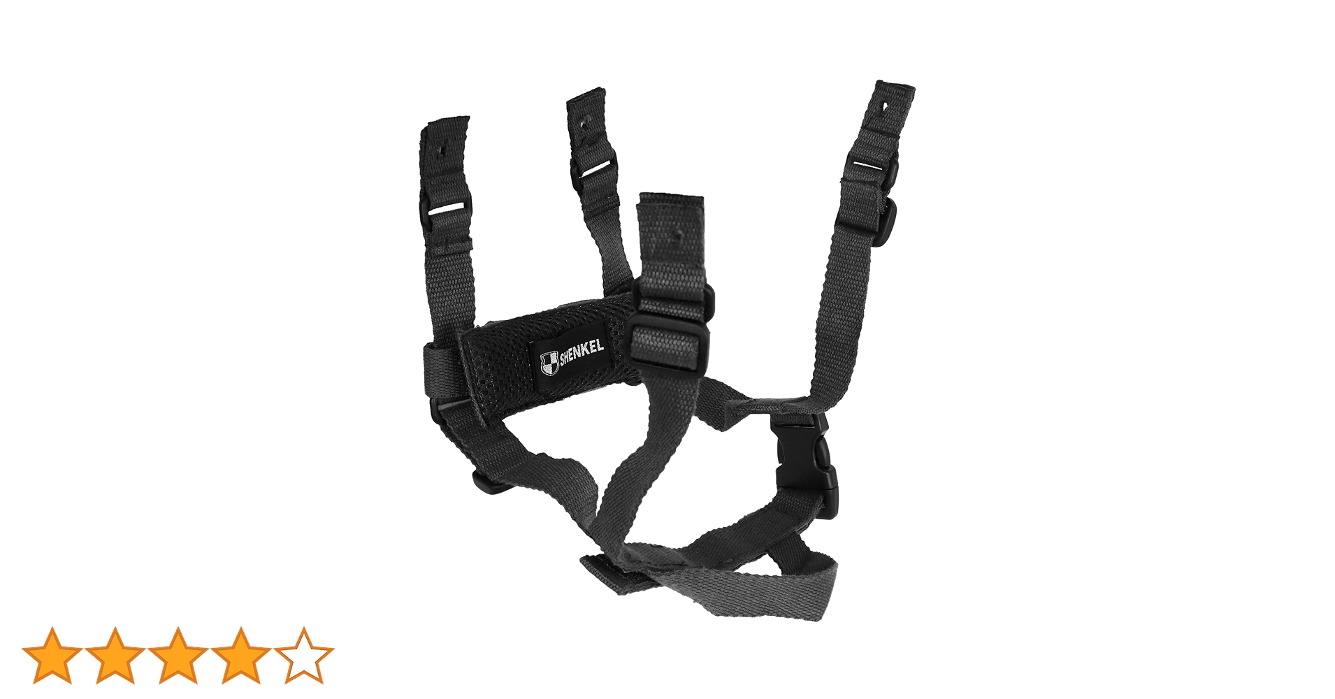 Amazon.co.jp: SHENKEL 4点式あご紐 チンストラップ BK 黒 : ホビー