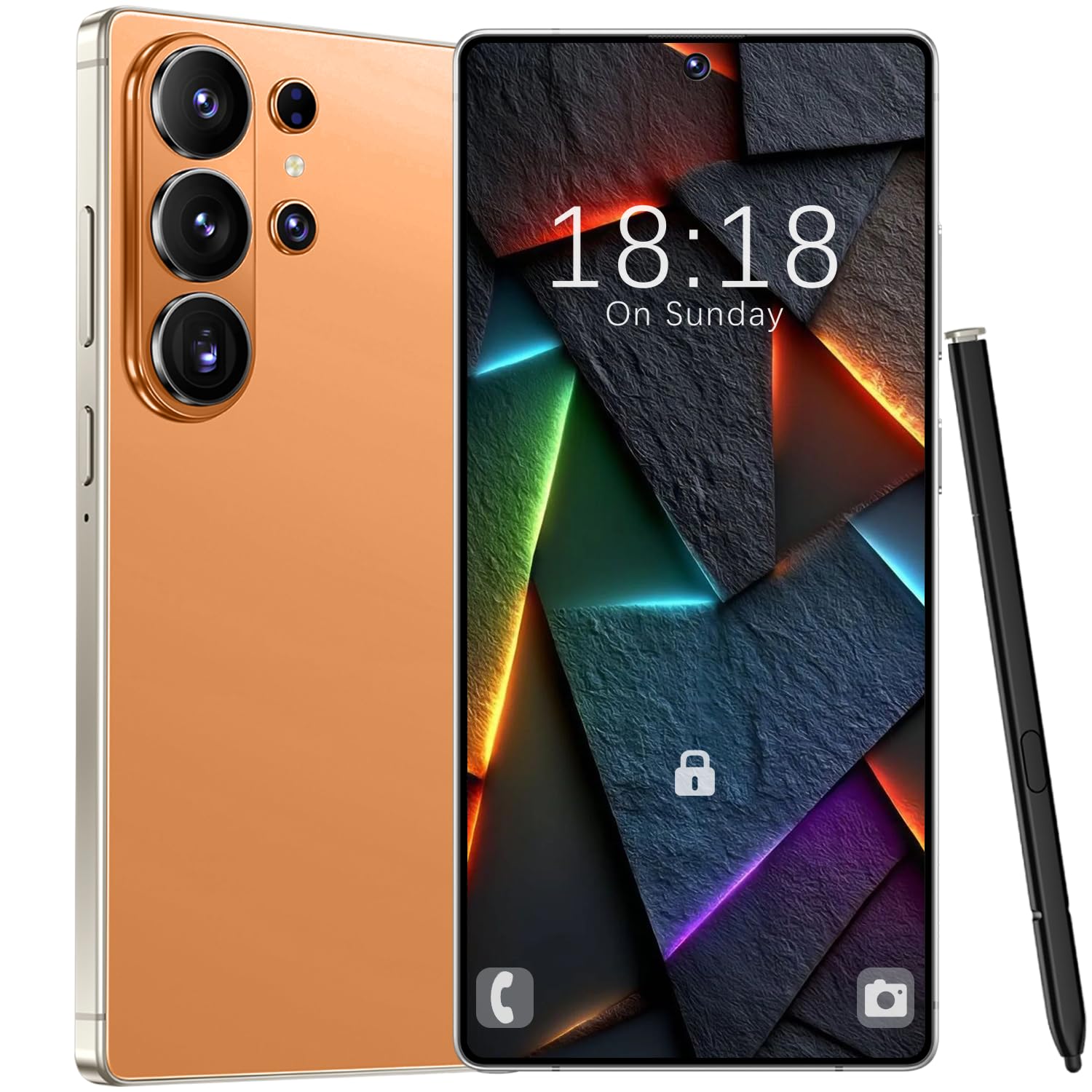 Photo 1 of viqee 12+512GB Unlocked Android Smartphone 6.9" HD Display, 4500 mAh Battery, 21+8 MP Dual Camera, Dual-SIM, Face ID & OTG – No Contract