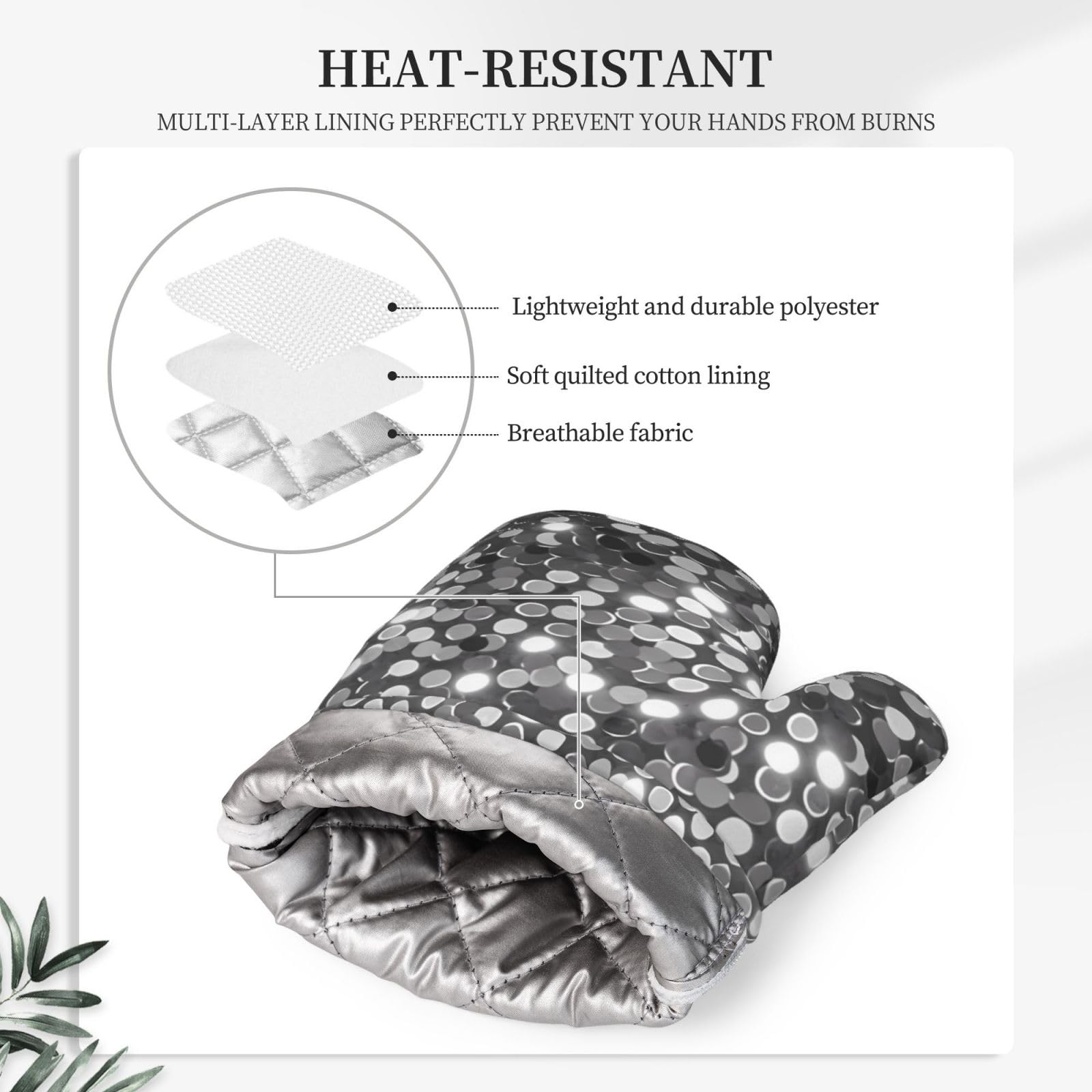 High Definition Gedrukt Ovenwanten en Pannenlappen Sets Hittebestendige Antislip Oven Handschoenen Voor Keuken Koken Bakken BBQ High Definition Gedrukt Ovenwanten en Pannenlappen Sets Hittebestendige Antislip Oven Handschoenen Voor Keuken Koken Bakken BBQ