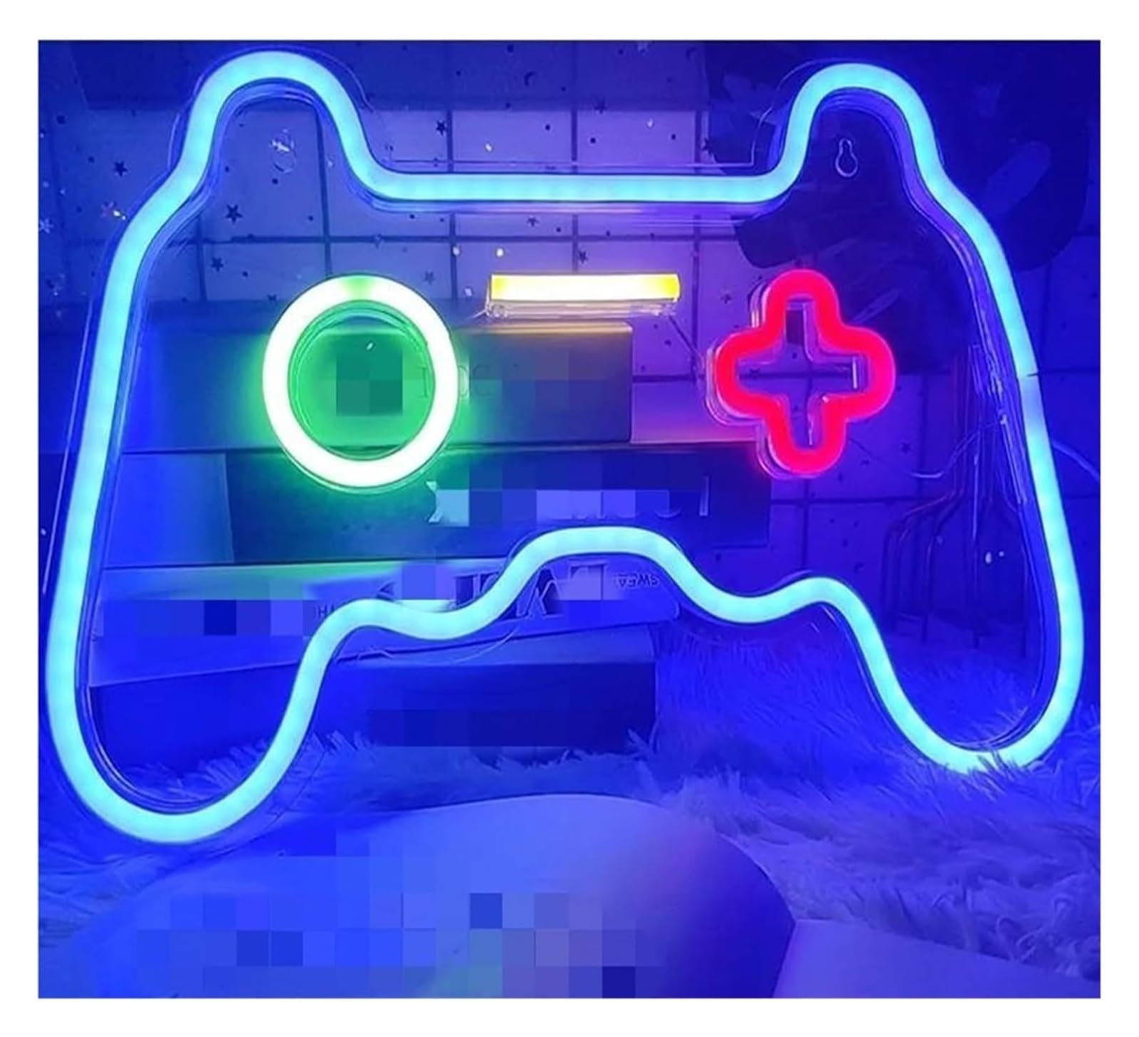 Lumières néon décoratives manette de jeu lampe acrylique murale Neon1