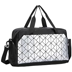 Gym Bag for Women with Wet Pocket Shoe Compartment Sports Duffel Overnight Weekender Hospital Workout Carry on Bag