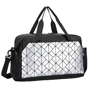 Gym Bag for Women with Wet Pocket Shoe Compartment Sports Duffel Overnight Weekender Hospital Workout Carry on Bag