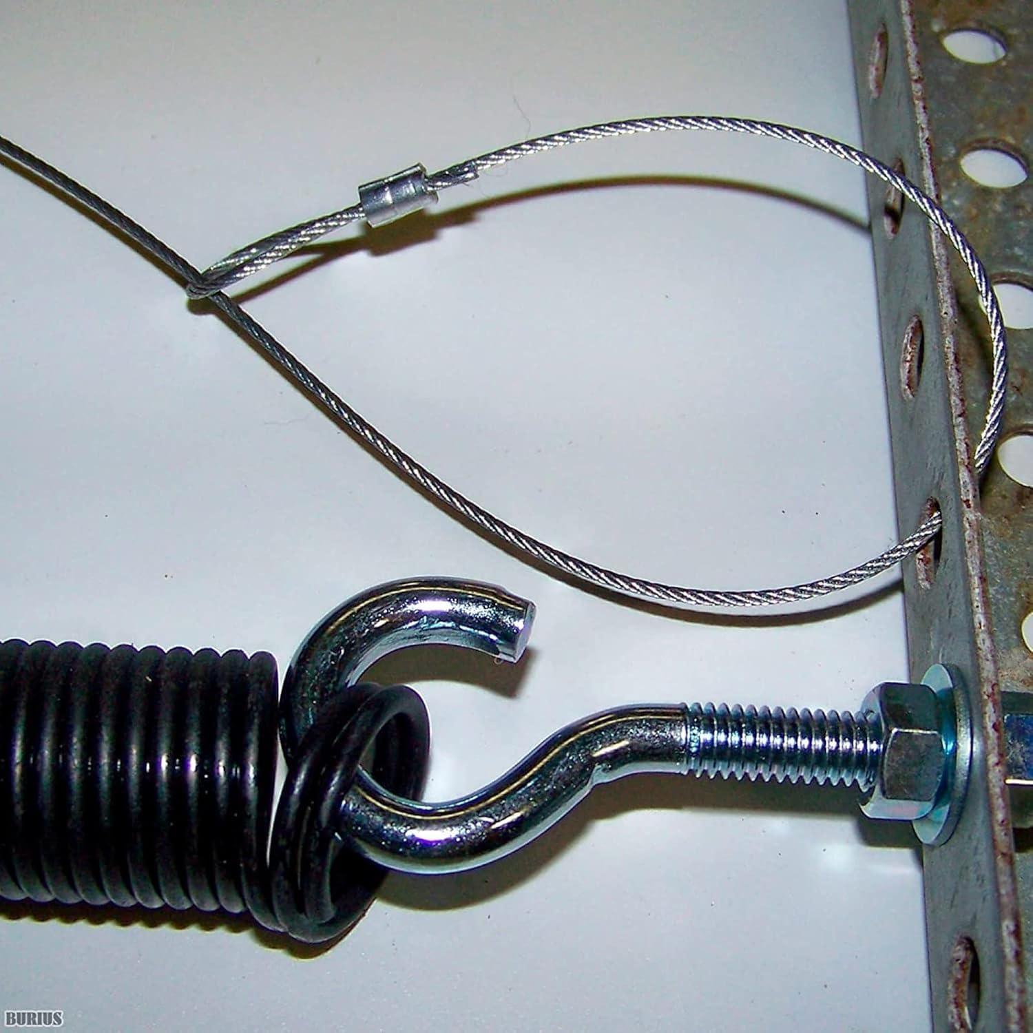 Heavy-Duty Double-Looped Garage Door Extension Springs Bundle 80 lb (Gold) Springs, 3" Pulleys, and Extension Cables for 7' Feet Garage Door | Garage Door Hardware Parts