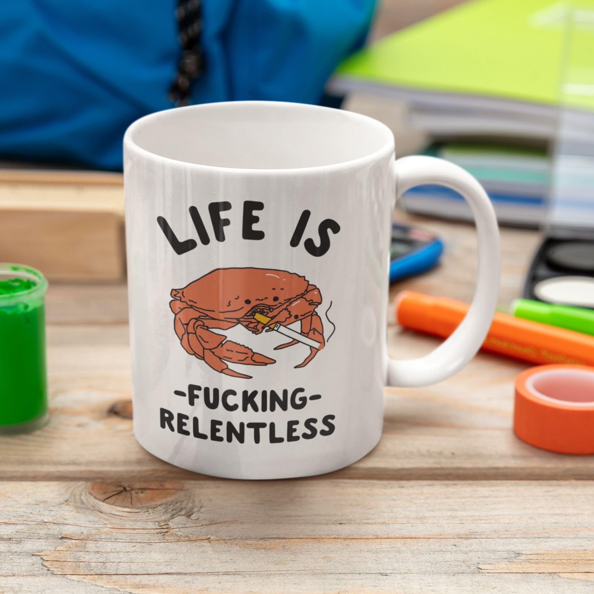 crab with cigarette meme Cigarette Crab Merch & Gifts for Sale