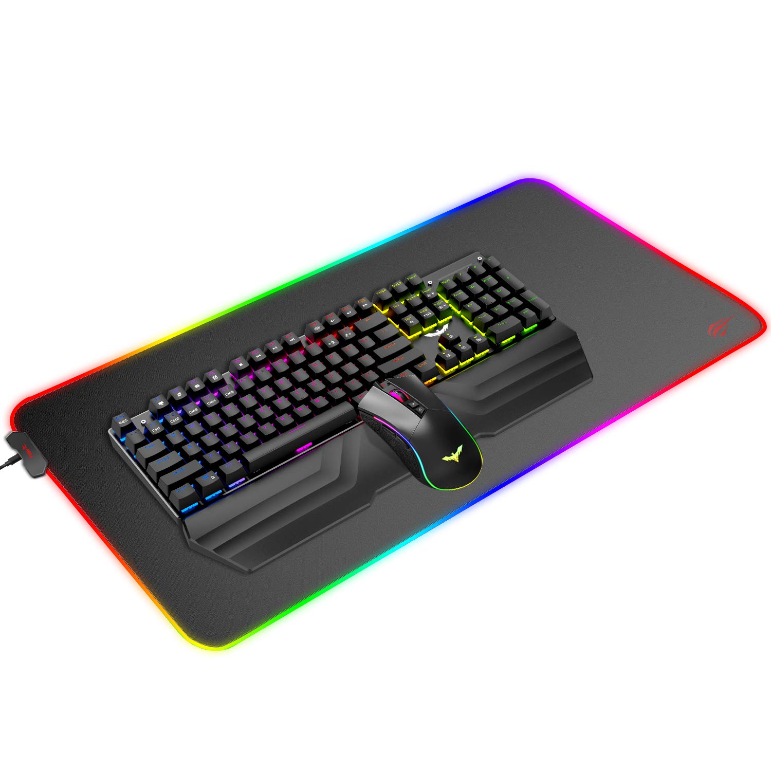 Havit Mechanical Keyboard and Mouse Combo RGB Gaming 104 Keys Blue