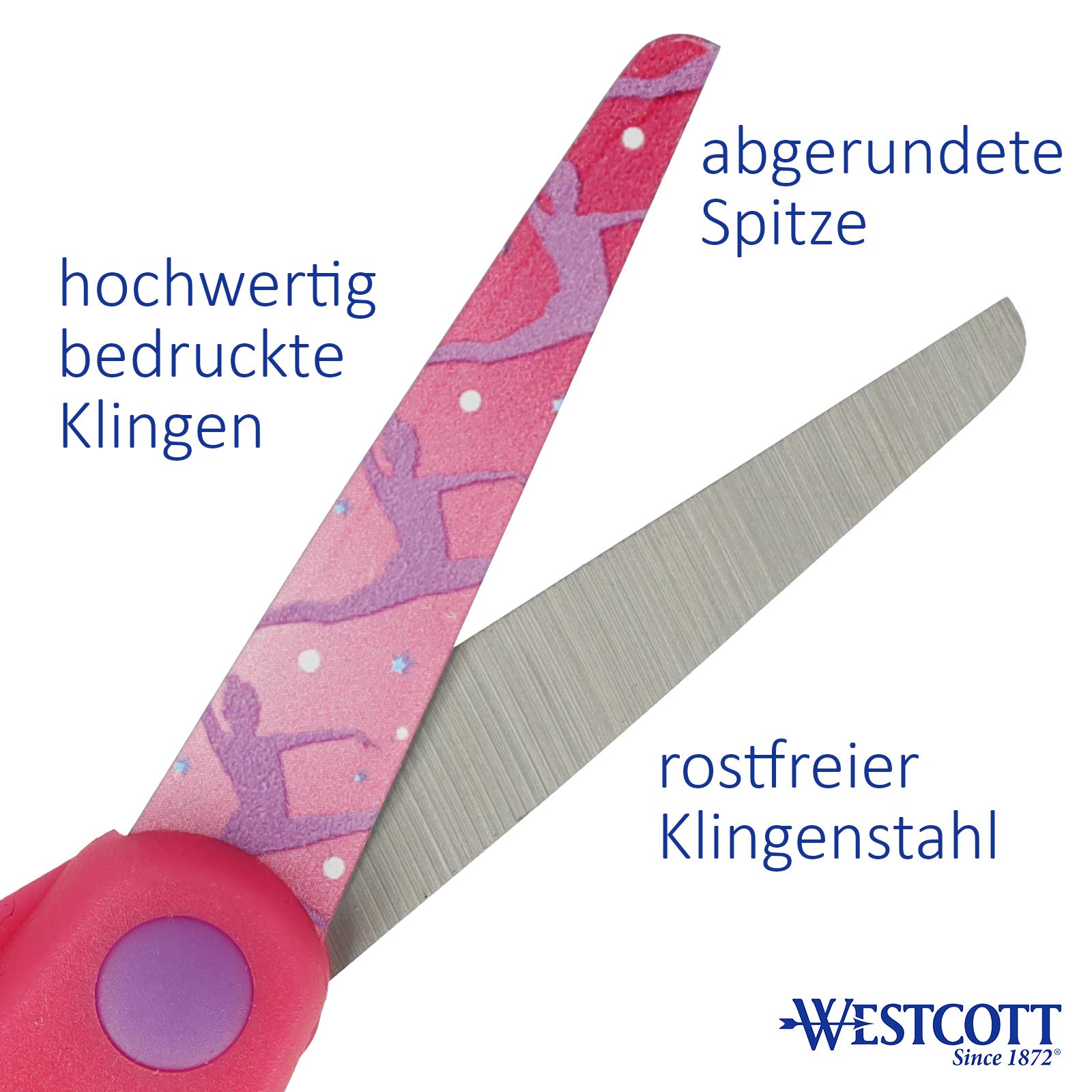 WESTCOTT E-21560 00 Ciseaux Pour Enfants Sporty Softgrip