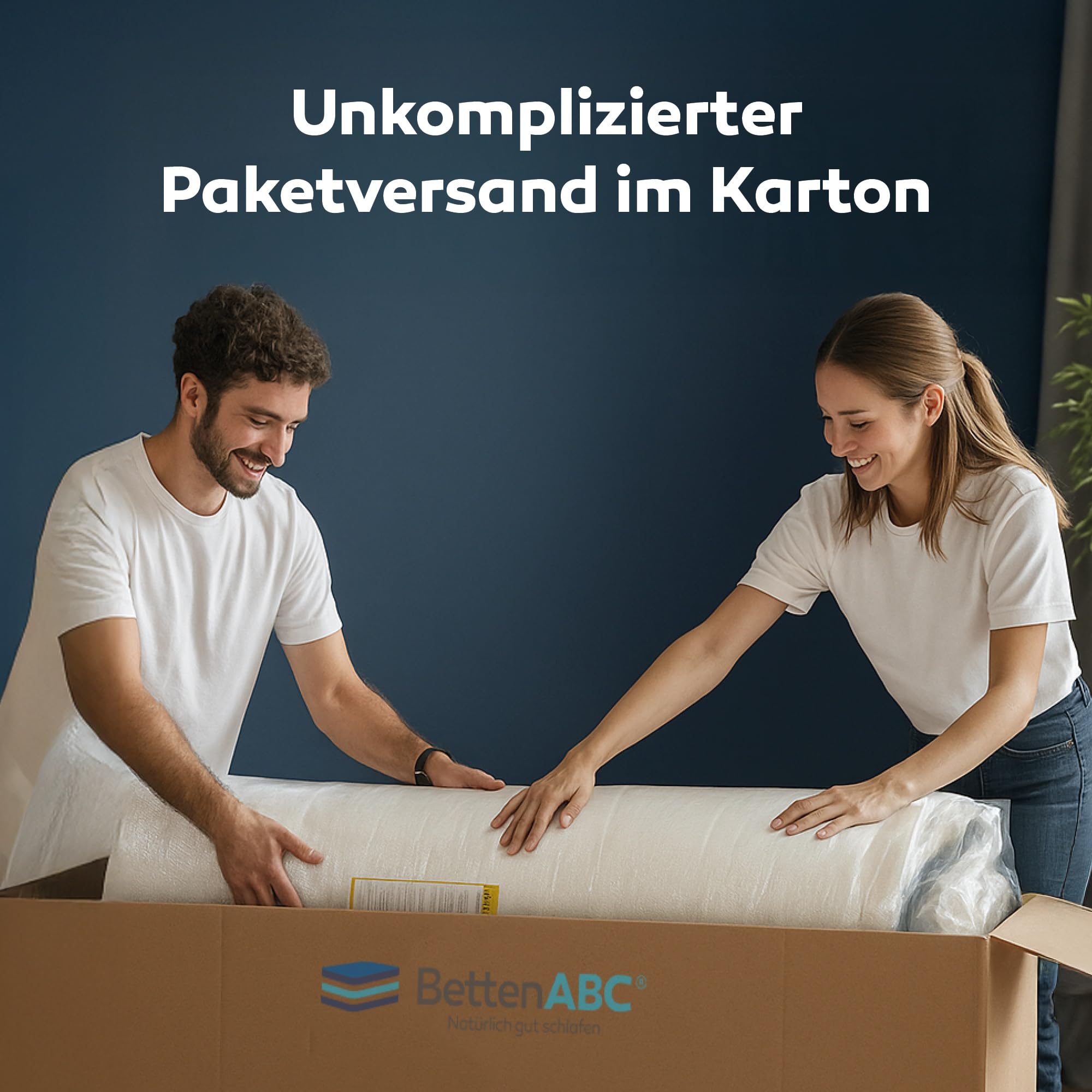 Betten-ABC - Mini-Duo - Wendematratze für Babys & Kleinkinder - 60x120 cm - mit Klimaband & 2 Liegeseiten - Oeko-TEX-Zertifiziert - Abnehmbarer & waschbarer Polyester-Bezug - Lieferung per Paket