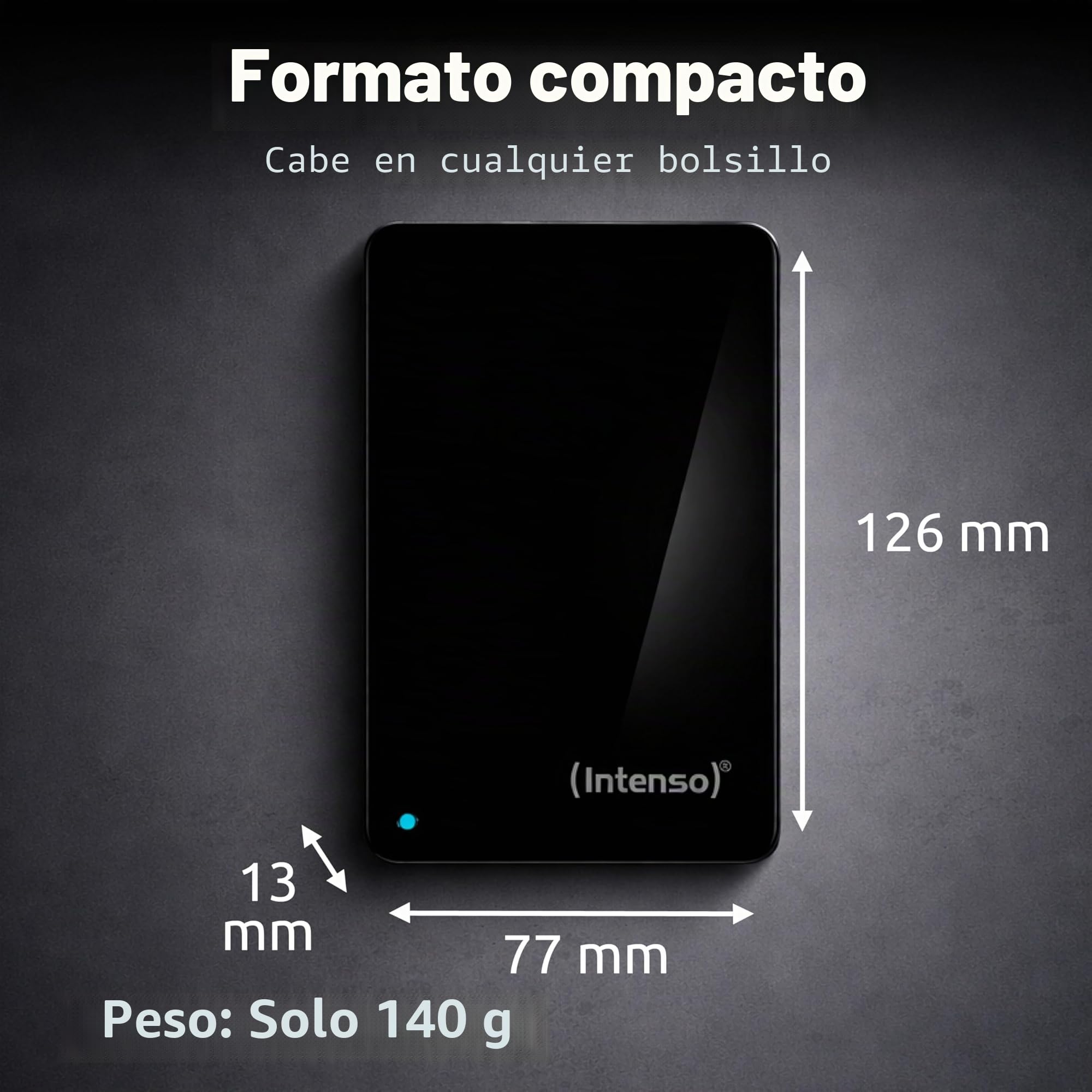 Best Price Square Drive,2.5" Portable 500GB,USB3.0,Intenso 6021530 by Intenso