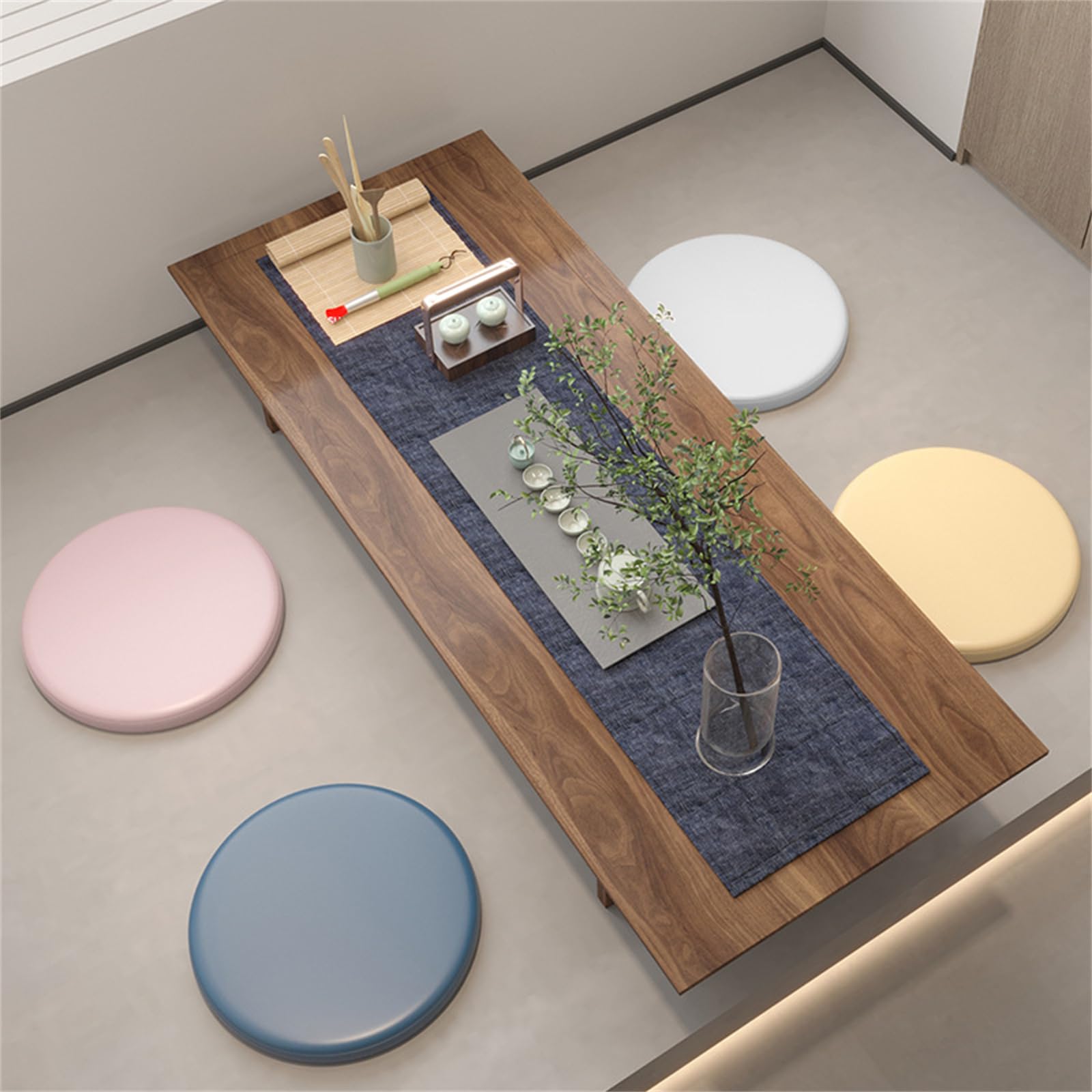 Cuscino Seduta Memory Foam Rotondo - Diametro 40 Cm, Impermeabile, Per Sedia E Ufficio - Foto 6