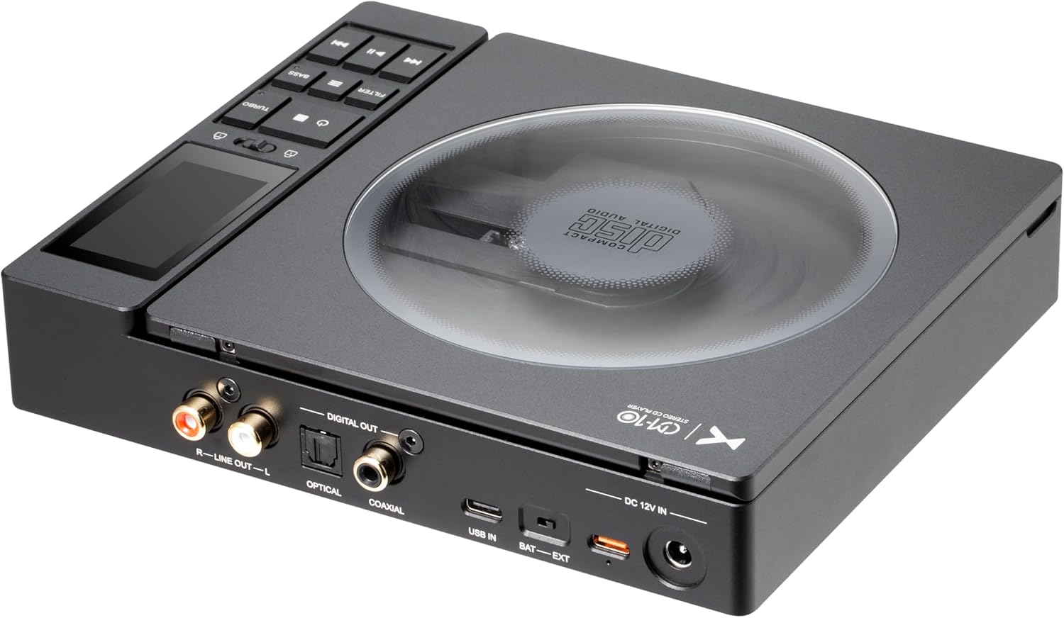 Fanmusic XDUOO CDM-10 Portable Tube CD Player Dual CS43198 DACs 384K DSD256 MQA USB Decode