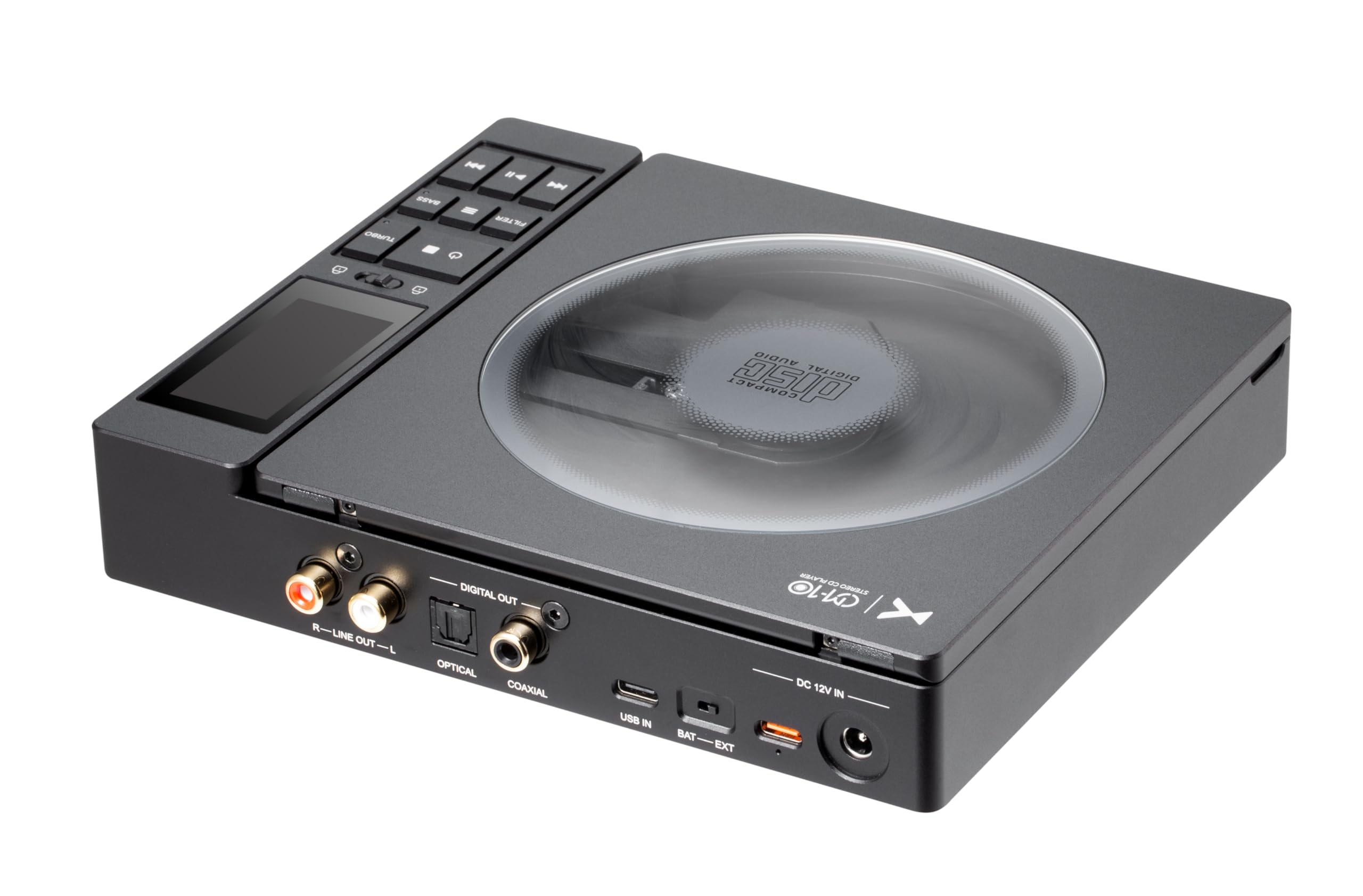 Fanmusic XDUOO CDM-10 Portable Tube CD Player Dual CS43198 DACs 384K DSD256 MQA USB Decode