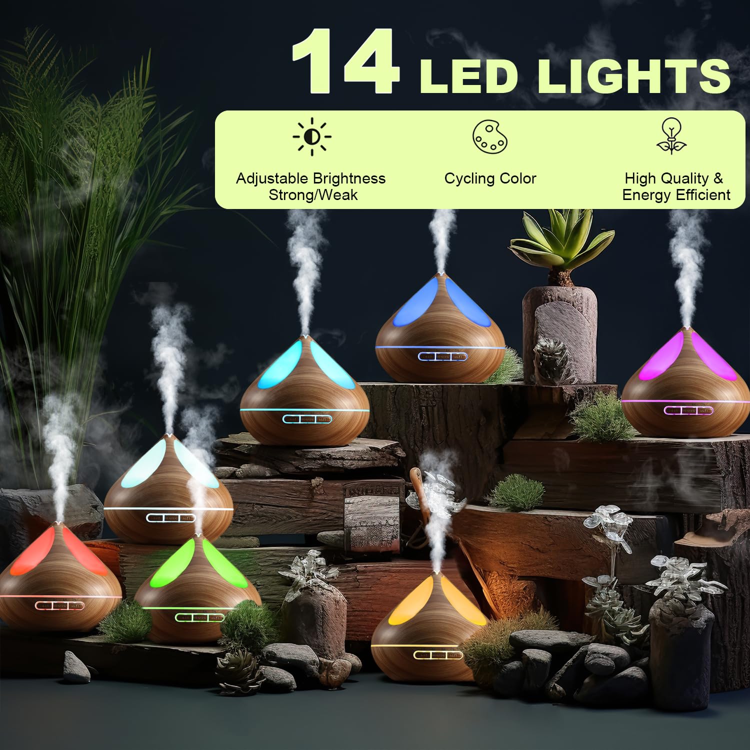 rategist Aroma Diffuser 500ml mit Fernbedienung: Eine Nacht ohne Nachfüllen